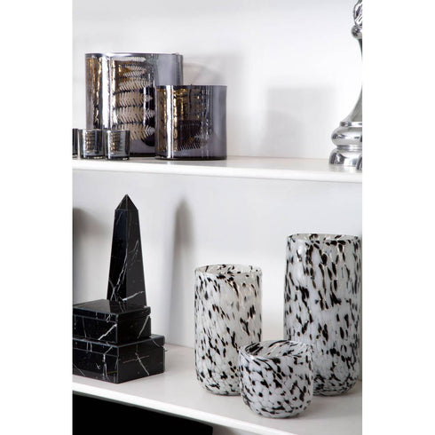 Cirra Speckled Grey Vase - Small